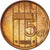 Moneda, Países Bajos, Beatrix, 5 Cents, 1988, MBC, Bronce, KM:202