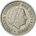 Coin, Netherlands, Juliana, 10 Cents, 1958, AU(55-58), Nickel, KM:182