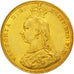 GREAT BRITAIN, Sovereign, 1887, KM #767, MS(60-62), Gold, 7.97