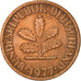 Moneda, ALEMANIA - REPÚBLICA FEDERAL, Pfennig, 1977, Munich, MBC, Cobre chapado