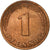 Moneta, Niemcy - RFN, Pfennig, 1977, Munich, EF(40-45), Miedź platerowana