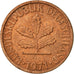 Moneta, Niemcy - RFN, Pfennig, 1971, Karlsruhe, EF(40-45), Miedź platerowana