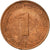 Moneta, Niemcy - RFN, Pfennig, 1971, Karlsruhe, EF(40-45), Miedź platerowana