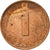 Coin, GERMANY - FEDERAL REPUBLIC, Pfennig, 1973, Karlsruhe, EF(40-45), Copper