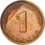 Moneta, Niemcy - RFN, Pfennig, 1984, Karlsruhe, EF(40-45), Miedź platerowana