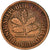 Coin, GERMANY - FEDERAL REPUBLIC, Pfennig, 1981, Karlsruhe, EF(40-45), Copper