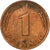 Munten, Federale Duitse Republiek, Pfennig, 1987, Stuttgart, ZF, Copper Plated