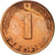 Moneta, Niemcy - RFN, Pfennig, 1987, Karlsruhe, EF(40-45), Miedź platerowana