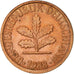 Monnaie, République fédérale allemande, Pfennig, 1988, Karlsruhe, TTB, Copper