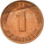 Moneta, Niemcy - RFN, Pfennig, 1988, Karlsruhe, EF(40-45), Miedź platerowana