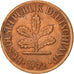 Münze, Bundesrepublik Deutschland, Pfennig, 1992, Stuttgart, SS, Copper Plated