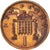 Moneda, Gran Bretaña, Elizabeth II, New Penny, 1974, MBC, Bronce, KM:915
