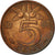 Monnaie, Pays-Bas, Juliana, 5 Cents, 1963, TTB, Bronze, KM:181