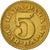 Moneta, Jugosławia, 5 Para, 1973, AU(50-53), Mosiądz, KM:43
