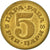 Moneta, Jugosławia, 5 Para, 1965, EF(40-45), Mosiądz, KM:43