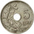 Moneta, Belgia, 5 Centimes, 1923, EF(40-45), Miedź-Nikiel, KM:67