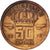 Moneta, Belgio, Baudouin I, 50 Centimes, 1973, BB, Bronzo, KM:148.1