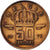 Münze, Belgien, Baudouin I, 50 Centimes, 1976, SS, Bronze, KM:149.1