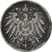 Coin, GERMANY - EMPIRE, 5 Pfennig, 1917, Stuttgart, VF(30-35), Iron, KM:19