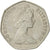 Moneta, Gran Bretagna, Elizabeth II, 50 New Pence, 1976, BB, Rame-nichel, KM:913