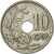 Moneta, Belgio, 10 Centimes, 1920, BB, Rame-nichel, KM:86
