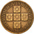 Moneda, Portugal, 20 Centavos, 1966, MBC, Bronce, KM:584