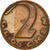 Moneta, Austria, 2 Groschen, 1935, BB, Bronzo, KM:2837