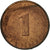 Coin, GERMANY - FEDERAL REPUBLIC, Pfennig, 1973, Hambourg, EF(40-45), Copper