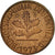 Moneta, Niemcy - RFN, Pfennig, 1973, Stuttgart, EF(40-45), Miedź platerowana