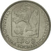 Moneta, Czechosłowacja, 50 Haleru, 1989, AU(55-58), Miedź-Nikiel, KM:89