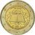 Países Bajos, 2 Euro, Traité de Rome 50 ans, 2007, SC, Bimetálico, KM:273