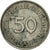 Coin, GERMANY - FEDERAL REPUBLIC, 50 Pfennig, 1985, Hambourg, EF(40-45)