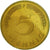 Moneta, GERMANIA - REPUBBLICA FEDERALE, 5 Pfennig, 1990, Stuttgart, BB, Acciaio