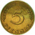 Munten, Federale Duitse Republiek, 5 Pfennig, 1966, Hambourg, ZF, Brass Clad