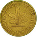 Coin, GERMANY - FEDERAL REPUBLIC, 5 Pfennig, 1978, Hambourg, EF(40-45), Brass