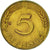 Moneta, GERMANIA - REPUBBLICA FEDERALE, 5 Pfennig, 1971, Hambourg, BB, Acciaio
