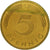 Munten, Federale Duitse Republiek, 5 Pfennig, 1989, Karlsruhe, ZF, Brass Clad