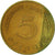 Munten, Federale Duitse Republiek, 5 Pfennig, 1976, Hambourg, ZF, Brass Clad