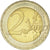 Niemcy, 2 Euro, 10 ans de l'Euro, 2012, Karlsruhe, MS(60-62), Bimetaliczny