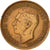 Coin, Great Britain, George VI, Farthing, 1944, EF(40-45), Bronze, KM:843