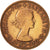 Moneta, Gran Bretagna, Elizabeth II, 1/2 Penny, 1967, BB, Bronzo, KM:896