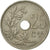Moneta, Belgia, 25 Centimes, 1929, EF(40-45), Miedź-Nikiel, KM:68.1