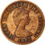 Munten, Jersey, Elizabeth II, Penny, 1987, ZF, Bronze, KM:54