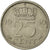 Coin, Netherlands, Juliana, 25 Cents, 1950, EF(40-45), Nickel, KM:183