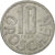 Moneda, Austria, 10 Groschen, 1969, Vienna, MBC, Aluminio, KM:2878