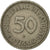 Coin, GERMANY - FEDERAL REPUBLIC, 50 Pfennig, 1950, Stuttgart, EF(40-45)