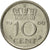 Coin, Netherlands, Juliana, 10 Cents, 1966, EF(40-45), Nickel, KM:182