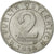 Moneda, Austria, 2 Groschen, 1954, MBC+, Aluminio, KM:2876