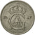 Moneda, Suecia, Gustaf VI, 25 Öre, 1967, MBC, Cobre - níquel, KM:836