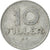 Moneda, Hungría, 10 Filler, 1969, Budapest, MBC, Aluminio, KM:572
